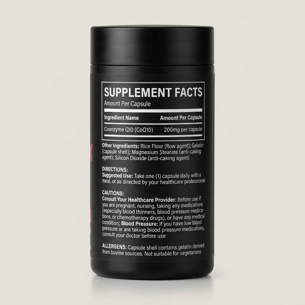 CoQ10 Max — formula