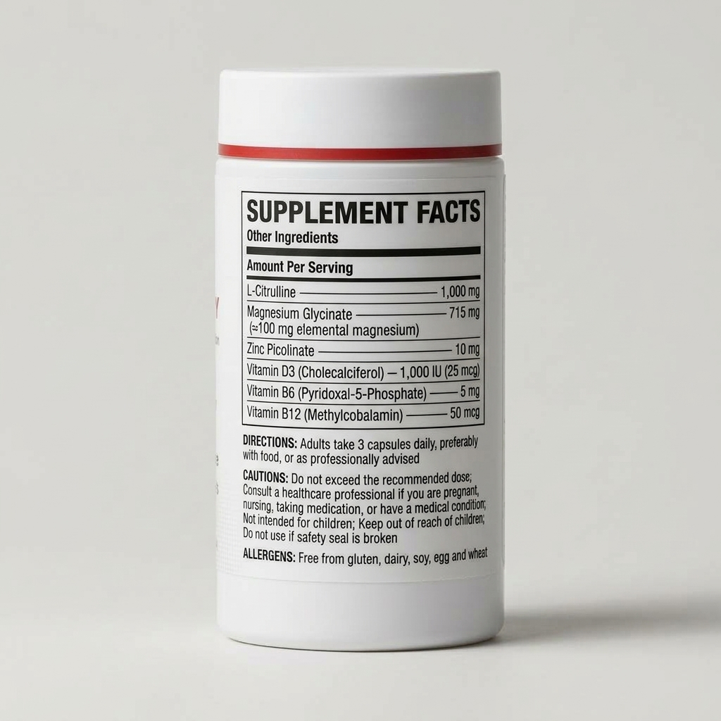 Men's Flow & Energy — formula